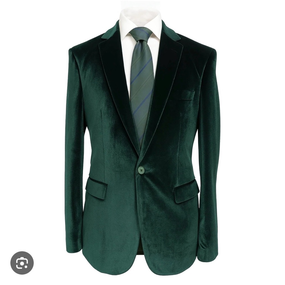 Cialo Green Velvet Blazer 50R